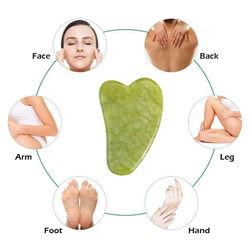 Rodillo Facial de Jade – Drenaje y Frescor Instantáneo | Faelabloom
