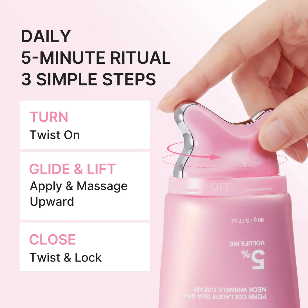 [NEW] [Medicube] PDRN Collagen Gua Sha Neck Wrinkle Cream Faelablomm