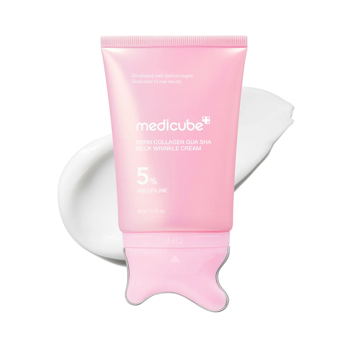 [NEW] [Medicube] PDRN Collagen Gua Sha Neck Wrinkle Cream Faelablomm