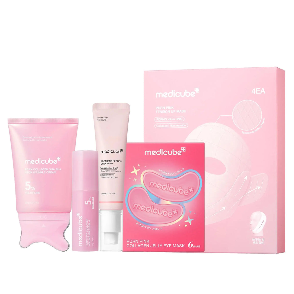 [NEW] [Medicube] PDRN Collagen Gua Sha Neck Wrinkle Cream Faelablomm