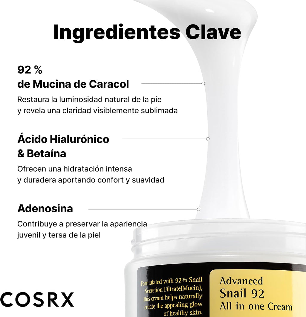 Crema Snail Mucin – Reparación e Hidratación Profunda | Faelabloom
