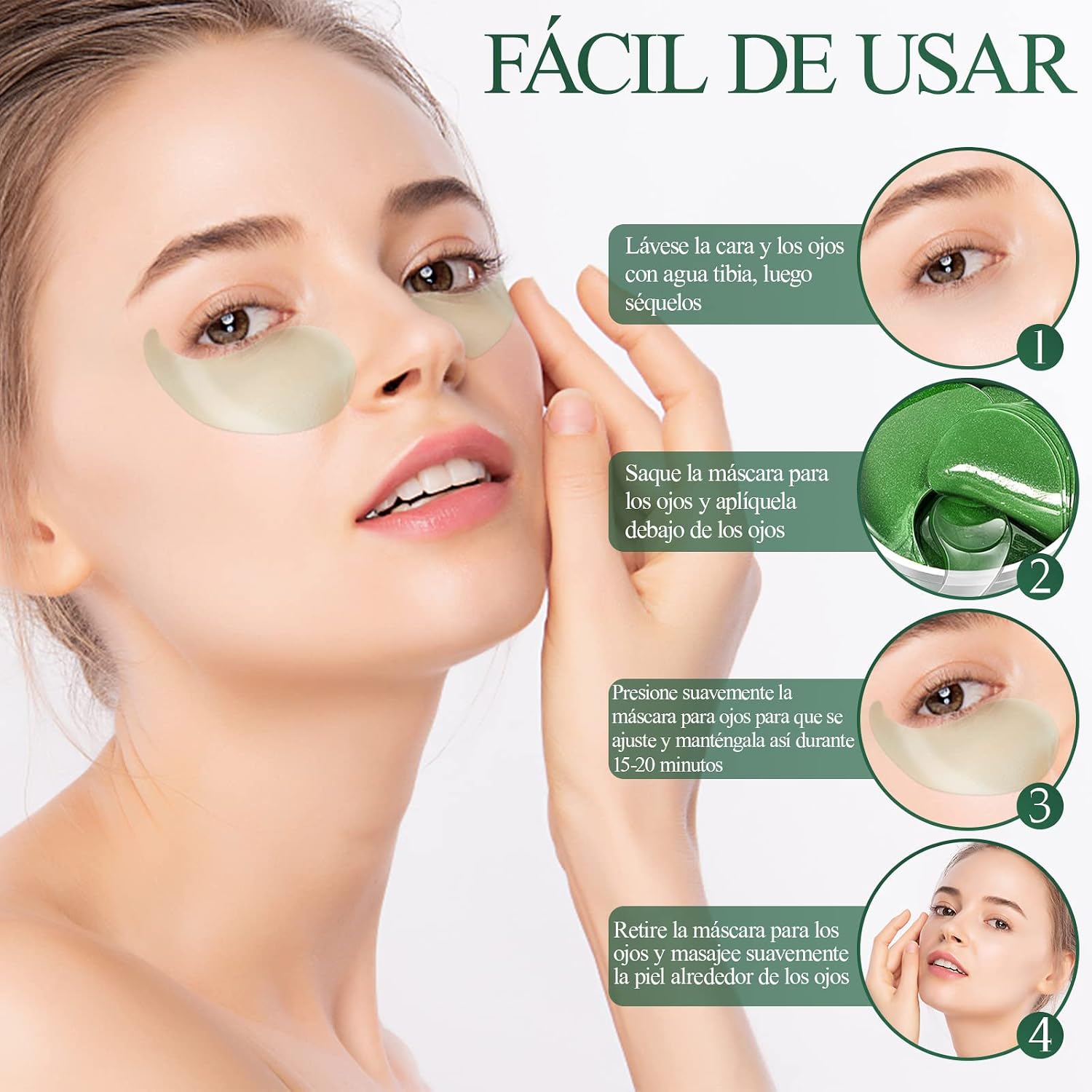 Parches de Ojos Hidratantes – Pack x30 | Faelabloom