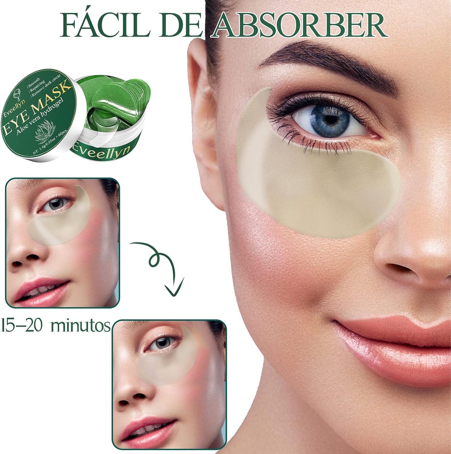 Parches de Ojos Hidratantes – Pack x30 | Faelabloom