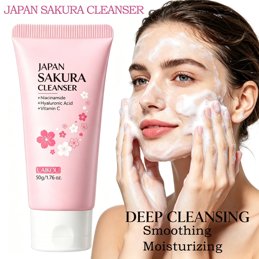 Japan Sakura Espuma Limpiadora – Piel Limpia y Renovada | Faelabloom