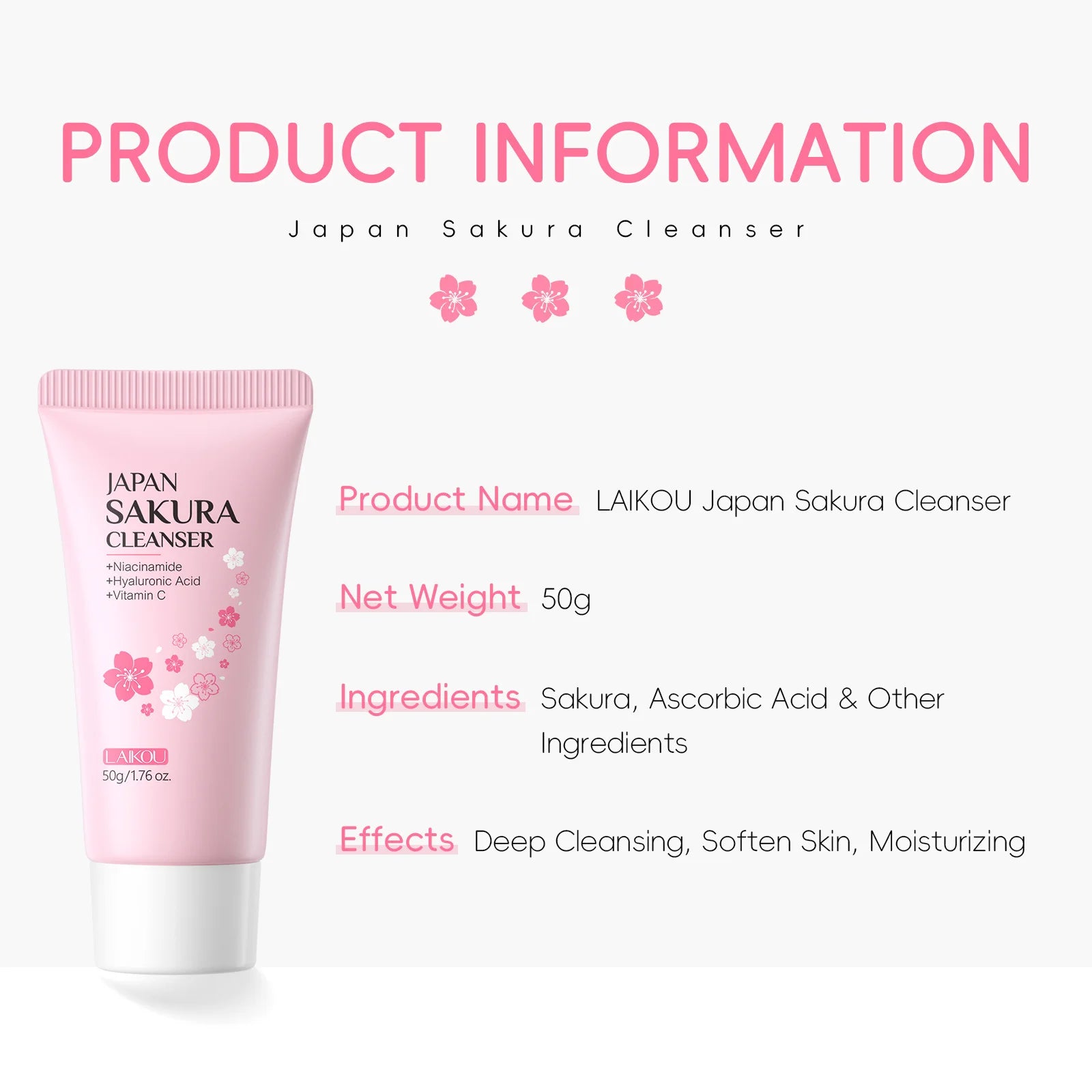 Japan Sakura Espuma Limpiadora – Piel Limpia y Renovada | Faelabloom