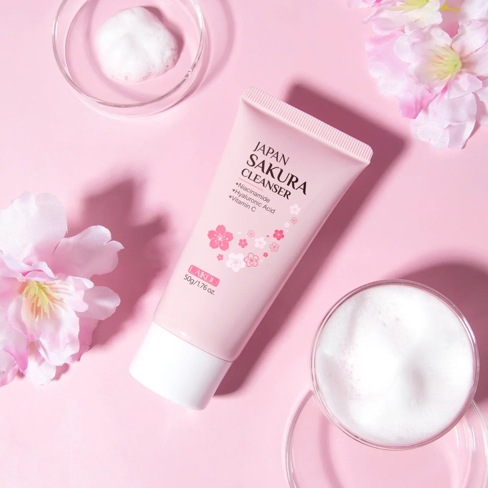 Japan Sakura Espuma Limpiadora – Piel Limpia y Renovada | Faelabloom