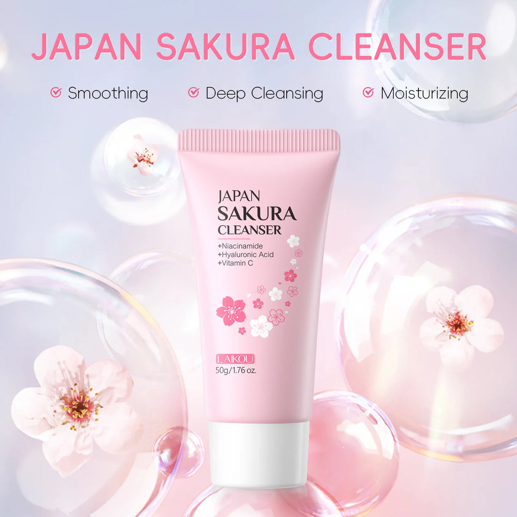 Japan Sakura Espuma Limpiadora – Piel Limpia y Renovada | Faelabloom